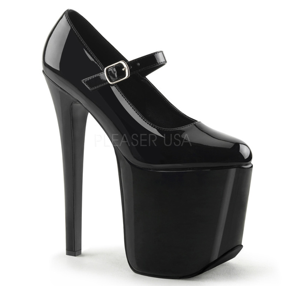 Platform Mary Jane High Heel Shoes - Picture 1 of 3